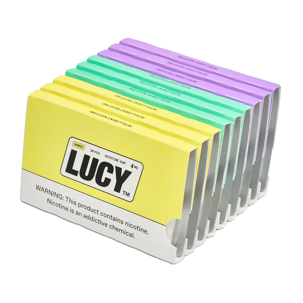 Chicles de Nicotina Lucy 4mg 1PK - 10 unidades Proximamente!!!!