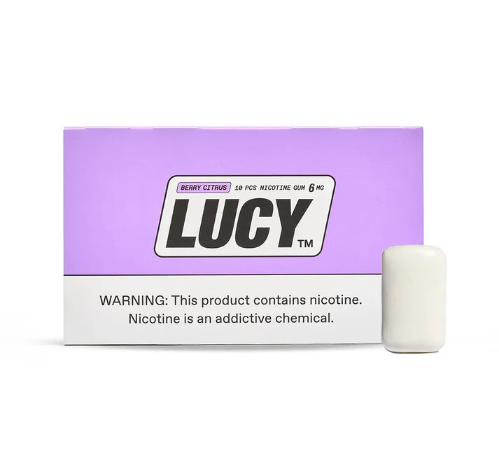 Chicles de Nicotina Lucy 6mg 1PK - 10 unidades Nuevos!!!
