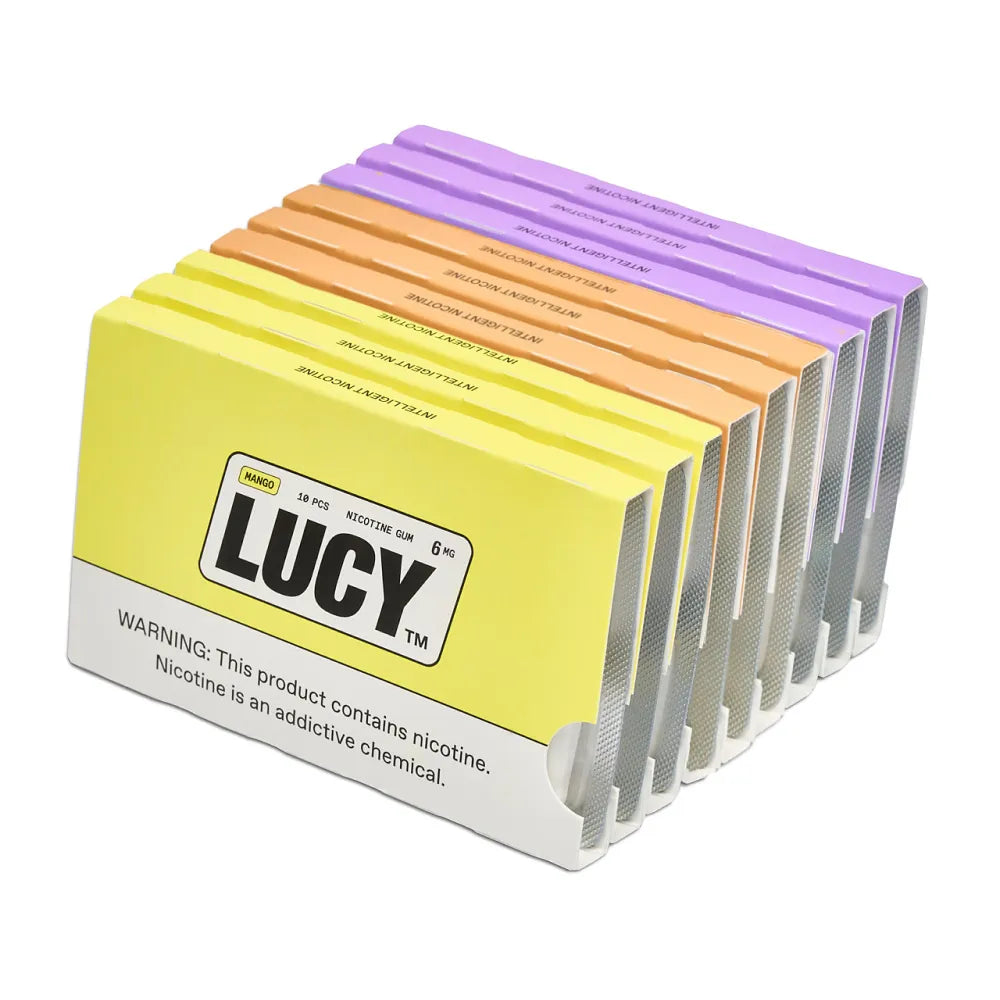 Chicles de Nicotina Lucy 6mg 1PK - 10 unidades Nuevos!!!