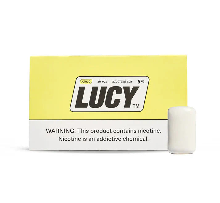 Chicles de Nicotina Lucy 6mg 1PK - 10 unidades Nuevos!!!