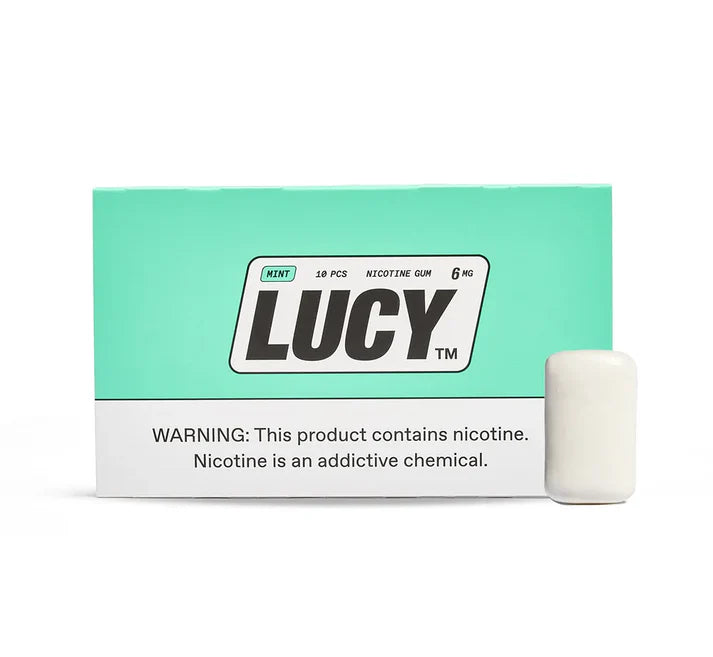 Chicles de Nicotina Lucy 6mg 1PK - 10 unidades Nuevos!!!