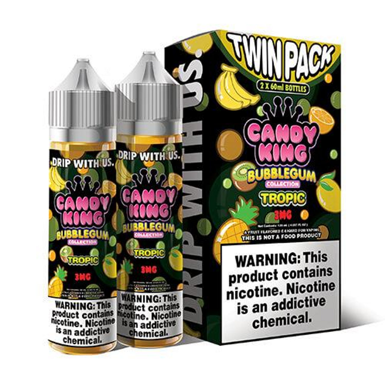 Candy King BubbleGum Tropic 60ml