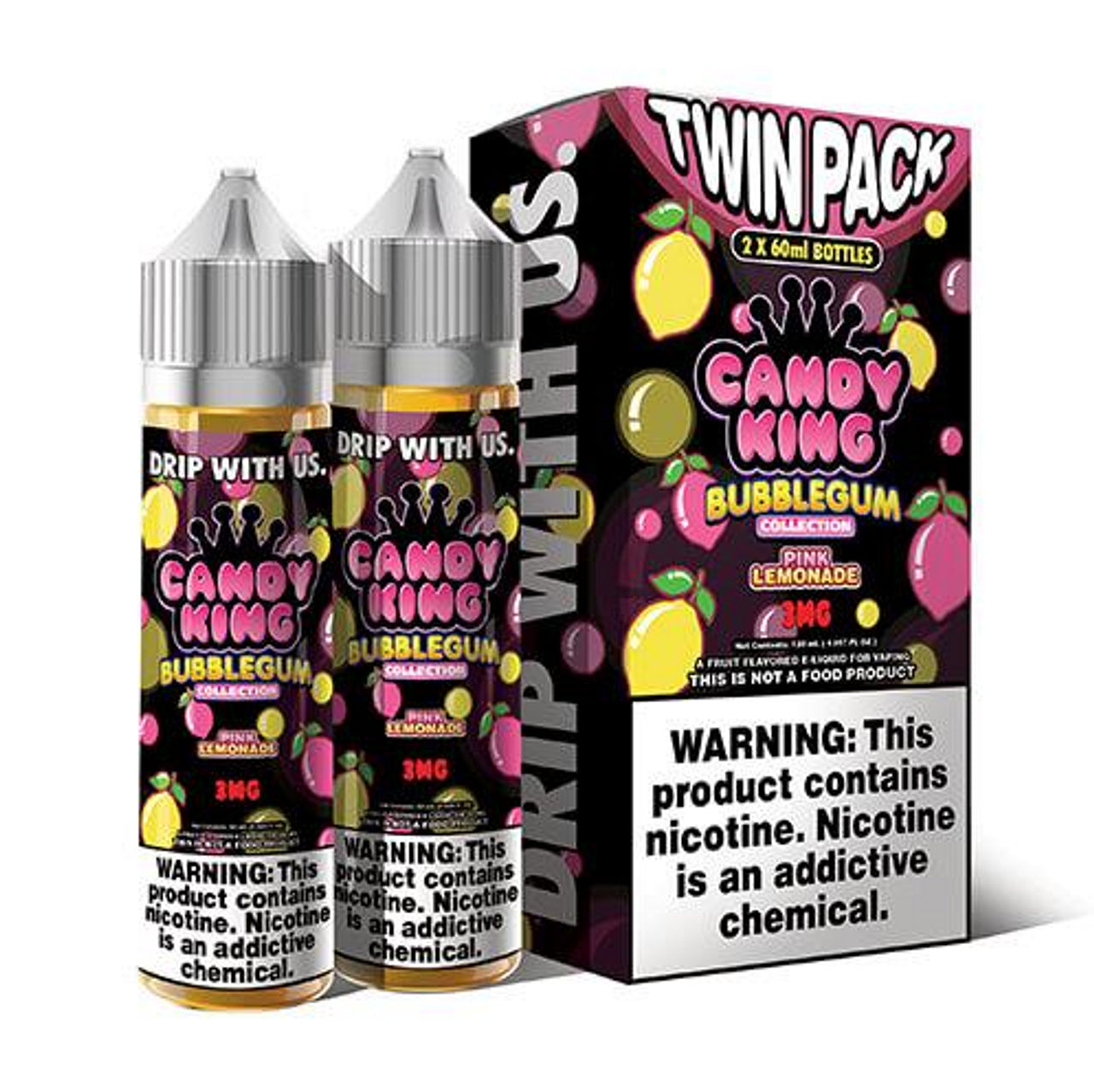 Candy King BubbleGum Pink Lemonade 60ml