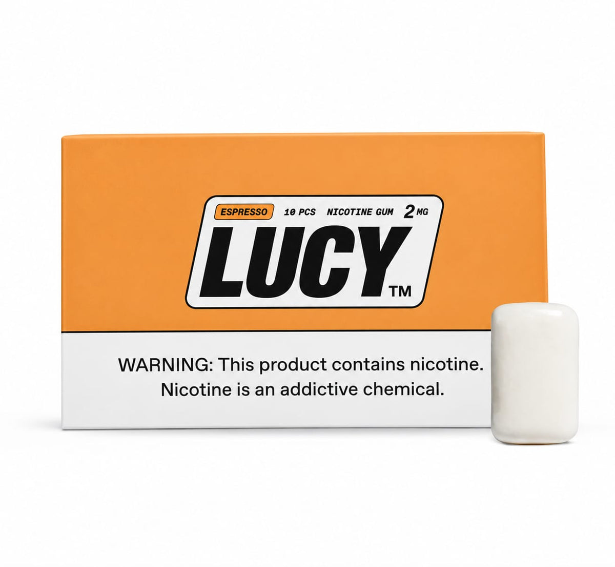 Chicles de Nicotina Lucy 2mg 1PK - 10 unidades Nuevos!!!