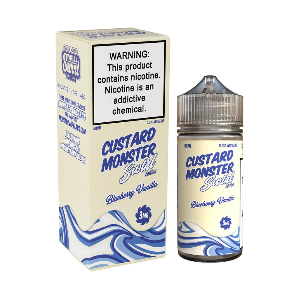 Custard Monster - Swirl Edition Blueberry Vanilla 100ml
