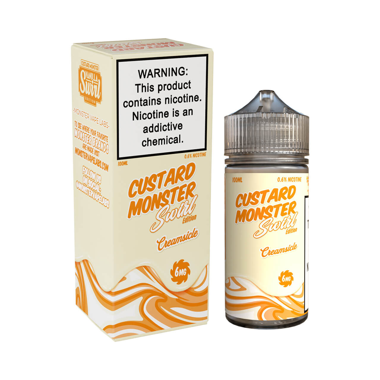 Custard Monster - Swirl Edition Creamsicle 100ml