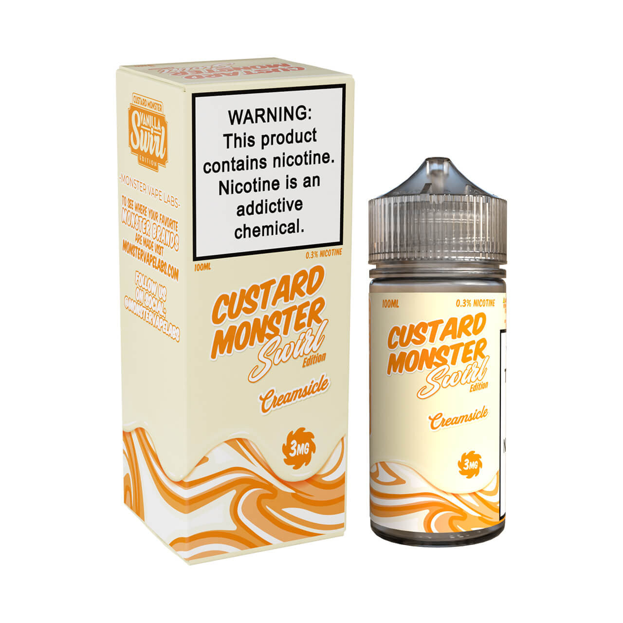 Custard Monster - Swirl Edition Creamsicle 100ml