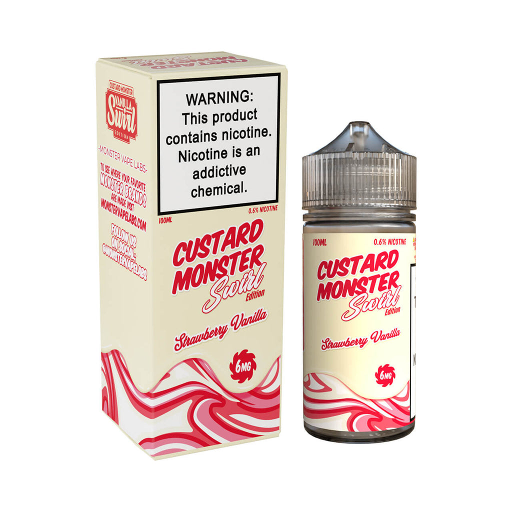 Custard Monster - Swirl Edition Strawberry Vanilla 100ml