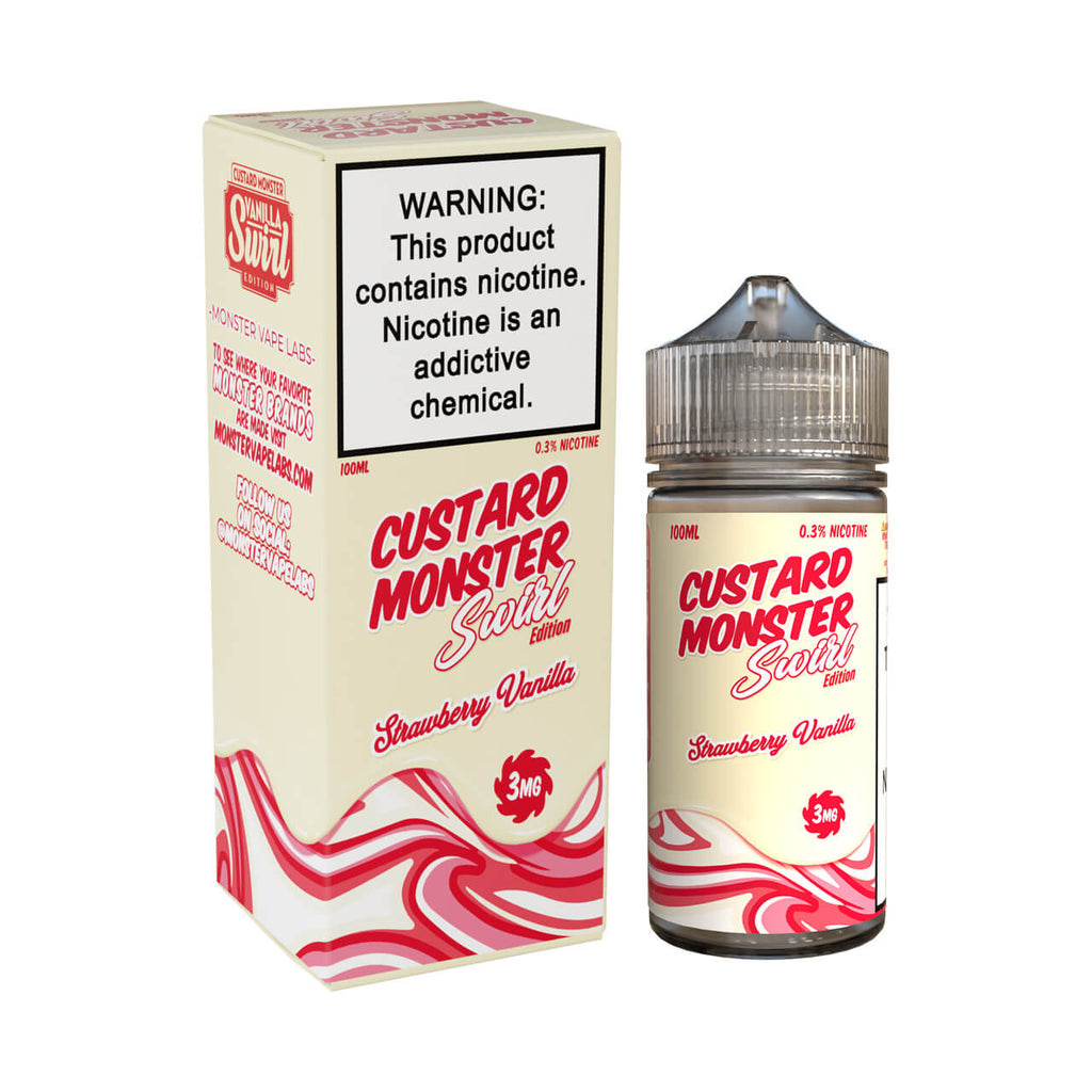 Custard Monster - Swirl Edition Strawberry Vanilla 100ml