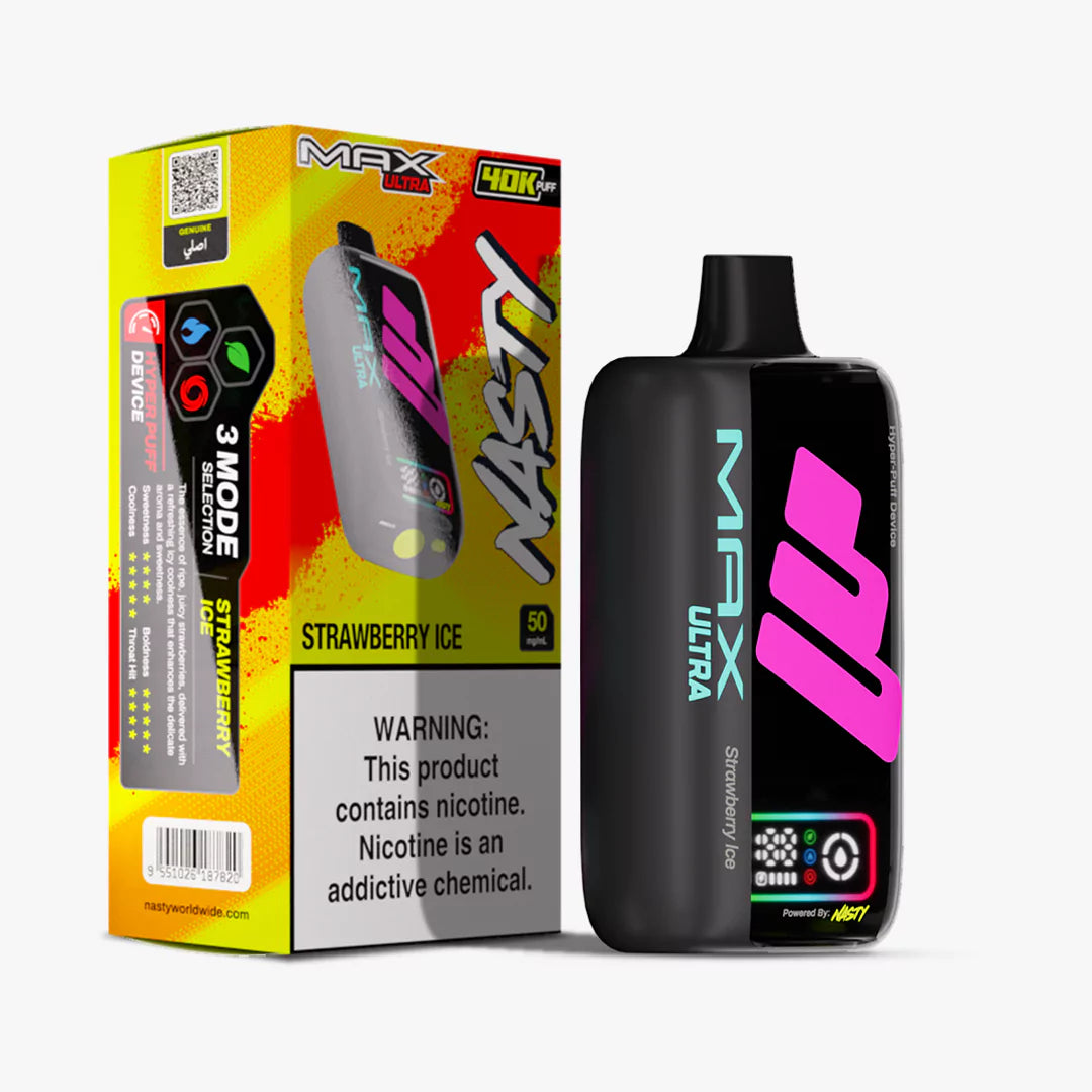 Nasty Max Ultra - Strawberry Ice 40.000 Puff 15ml/50mg