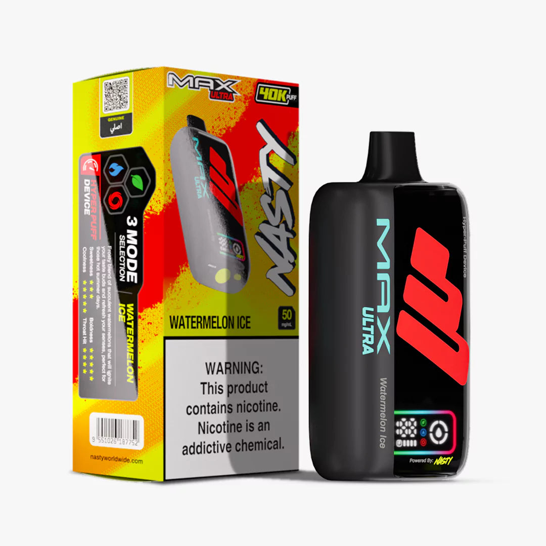 Nasty Max Ultra - Watermelon Ice 40.000 Puff 15ml/50mg