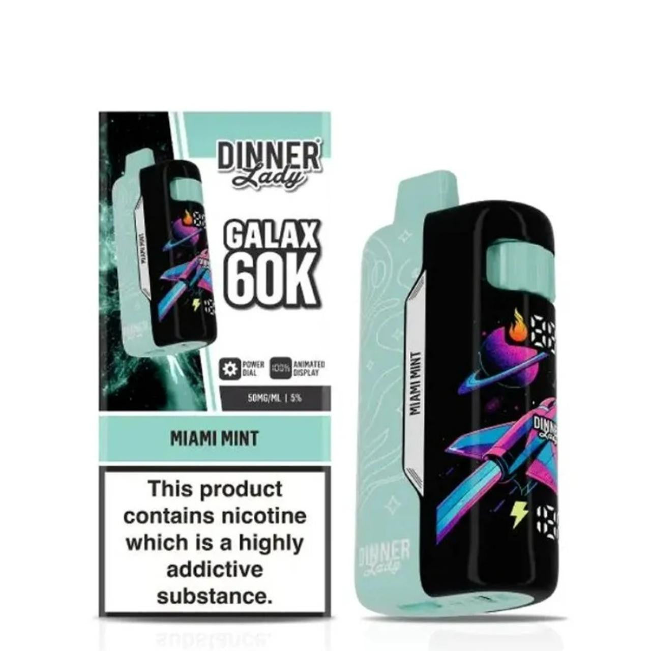 Dinner Lady Galax - Miami Mint 60.000 Puff 26ml/50mg