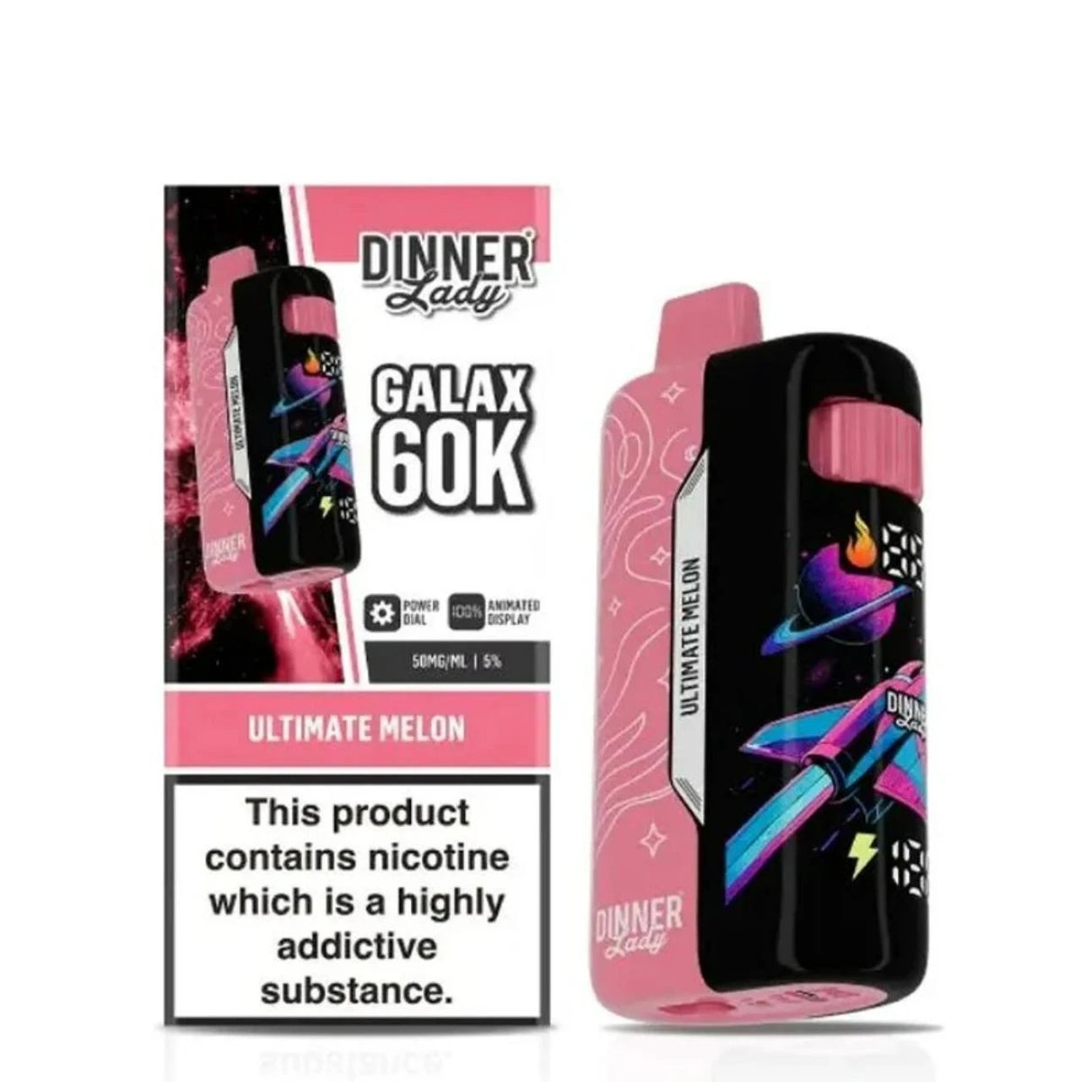 Dinner Lady Galax - Ultimate Melon 60.000 Puff 26ml/50mg