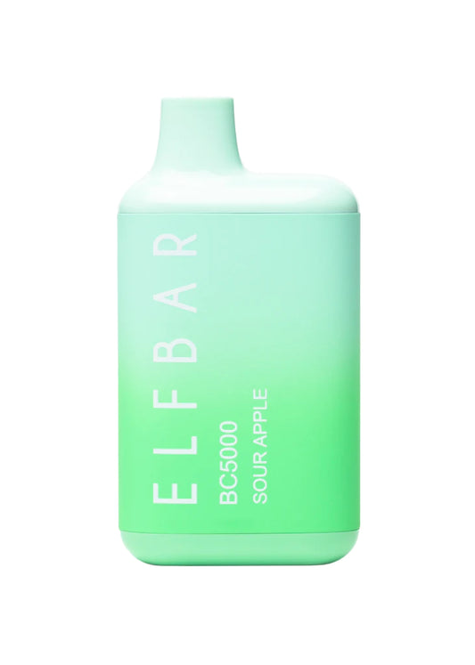 Sour Apple- Elfbar BC5000 Puffs 5%/ 50mg