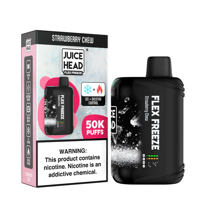Juice Head Flex Freeze - Strawberry Chew 50.000 Puff 18ml/50mg
