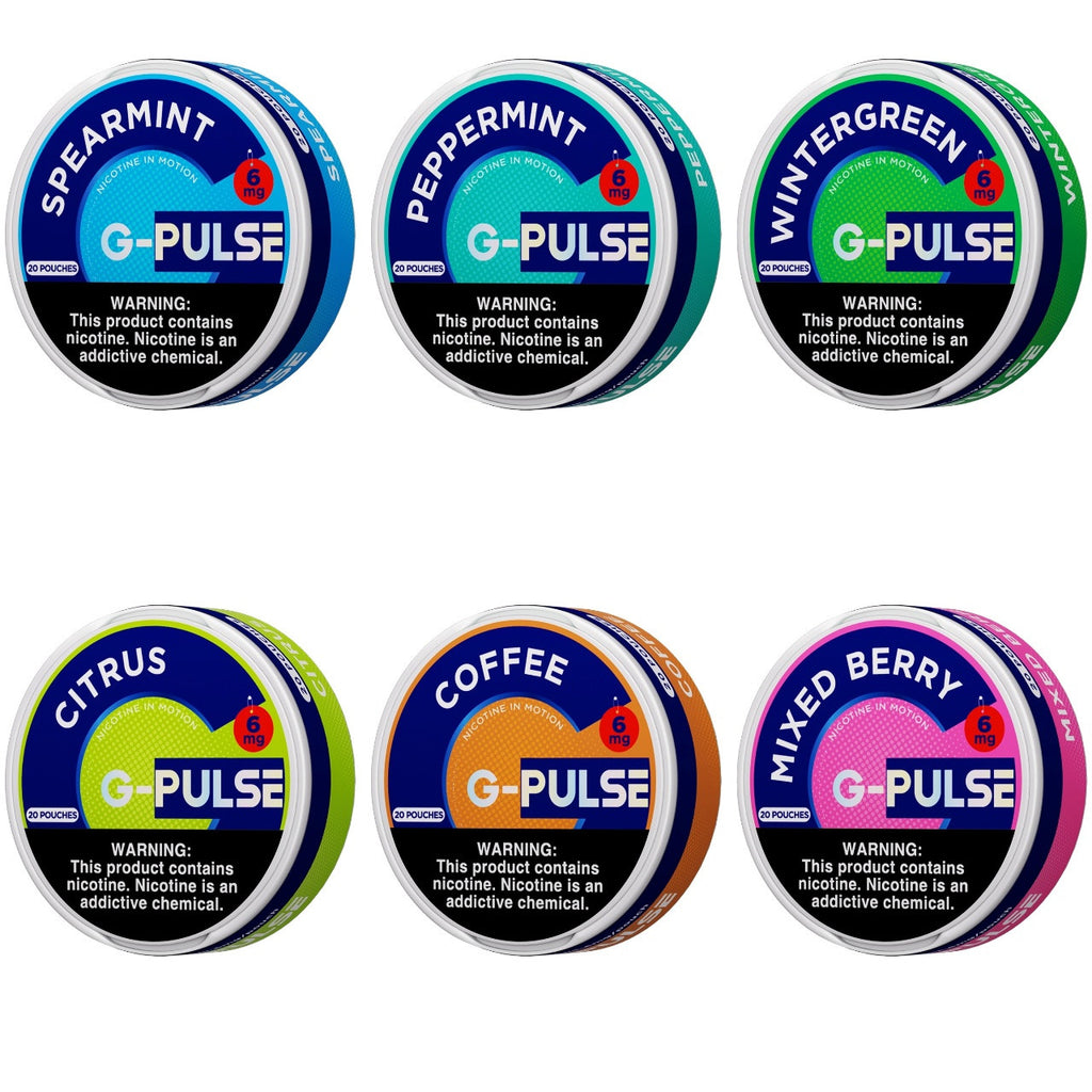 Bolsas de Nicotina G-Pulse 15mg 1PK (20 unidades)