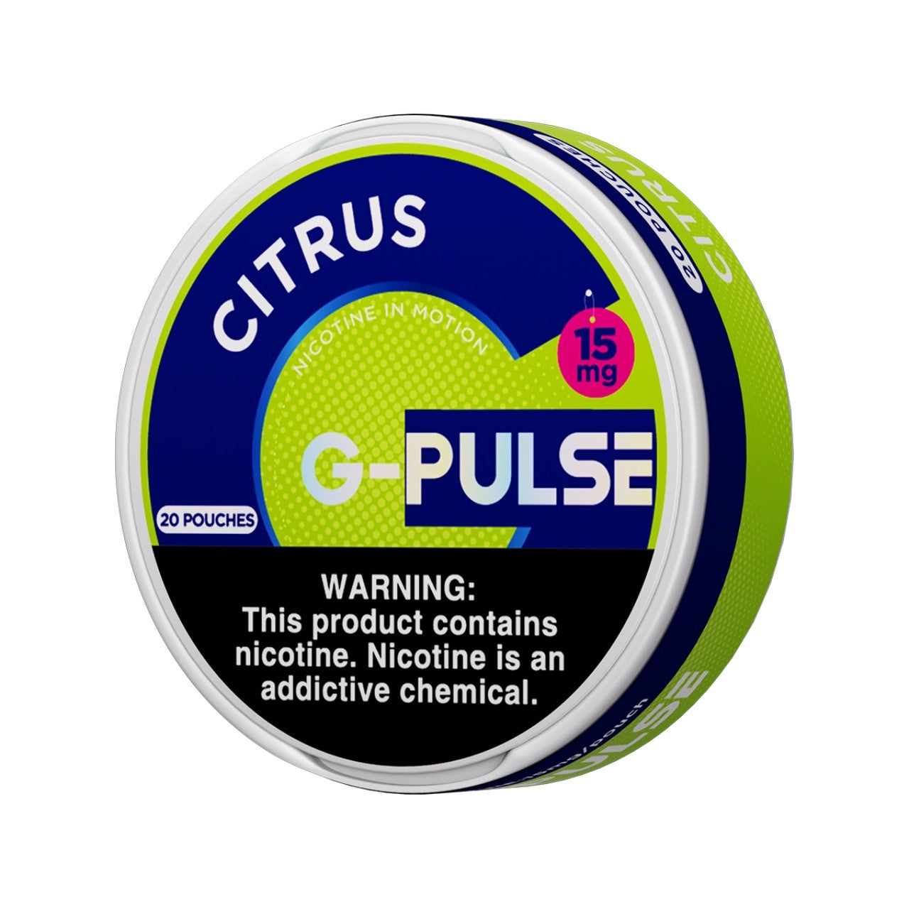 Bolsas de Nicotina G-Pulse 15mg 1PK (20 unidades)