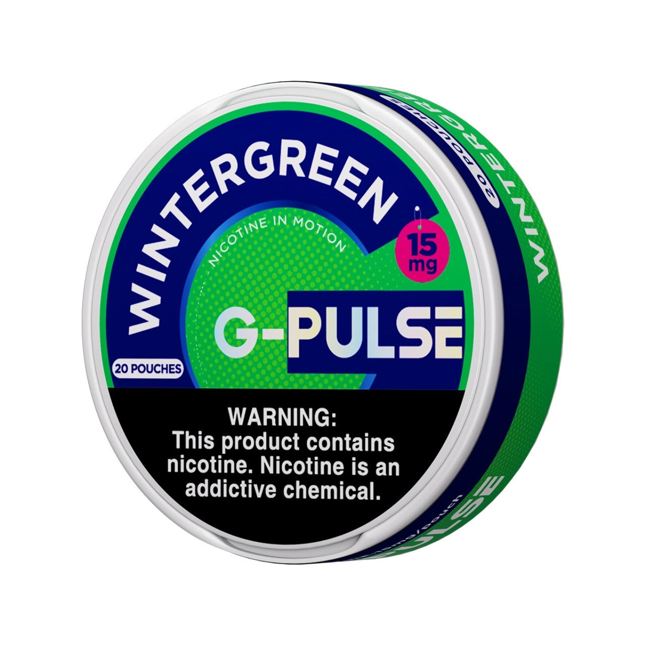 Bolsas de Nicotina G-Pulse 15mg 1PK (20 unidades)