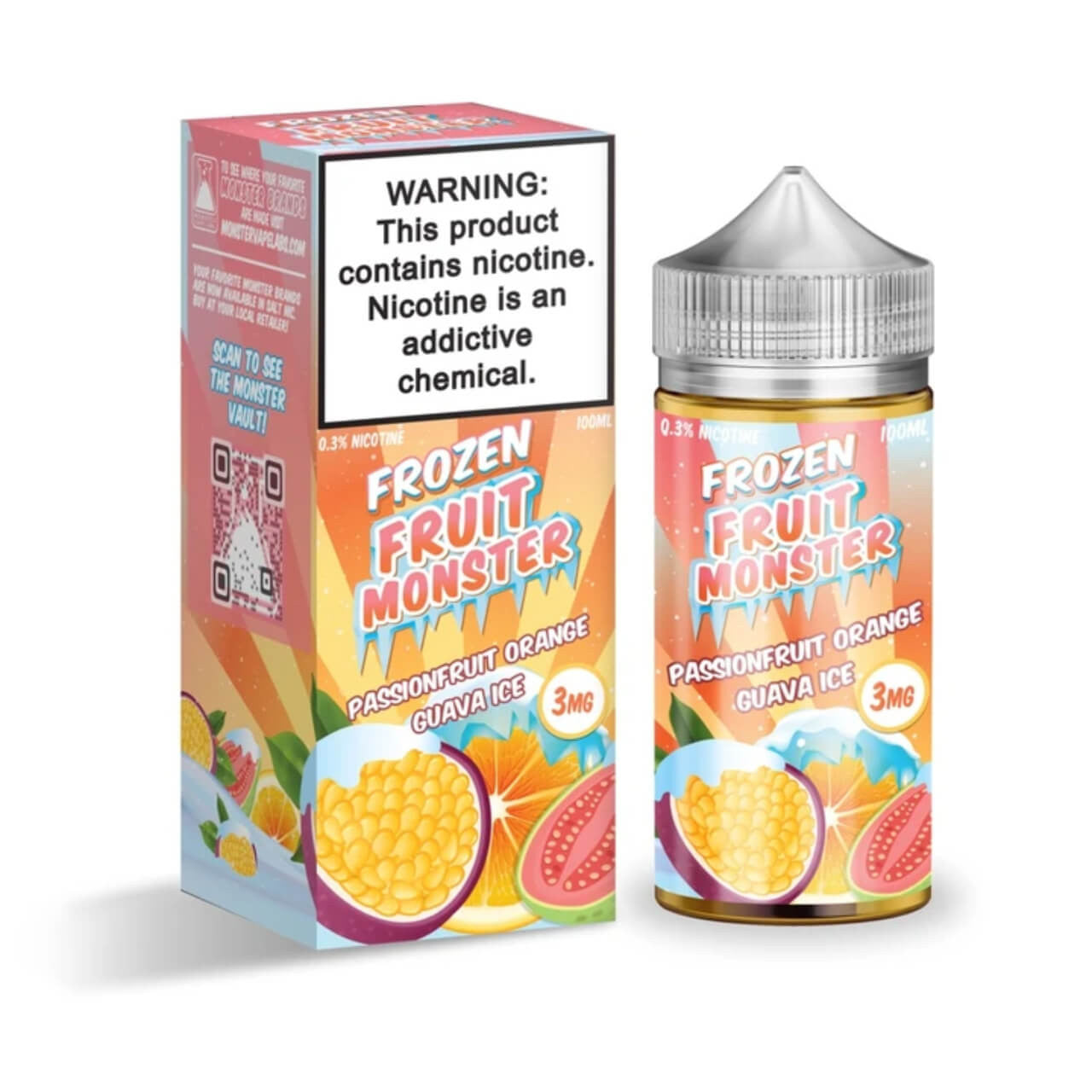 Frozen Fruit Monster - Passionfruit Orange Guava Ice 100ml