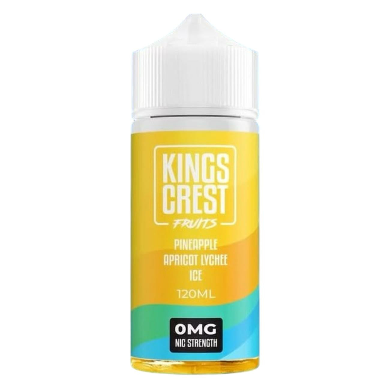 King's Crest Fruits Pineapple Apricot Lychee Ice 120ml