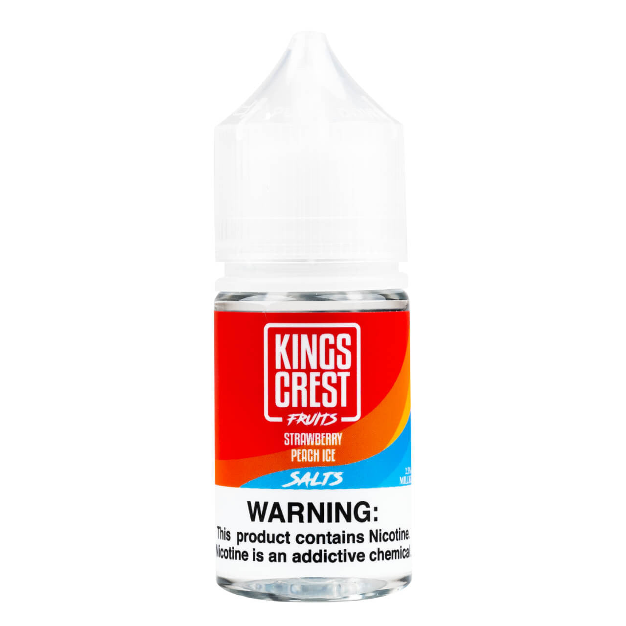 King's Crest Fruits Salt  - Strawberry Peach Ice 30ml