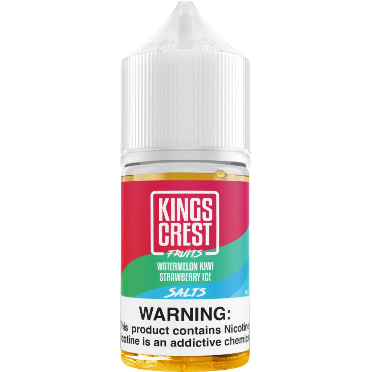 Kings Crest Fruits Salt  - Watermelon Kiwi Strawberry Ice 30ml