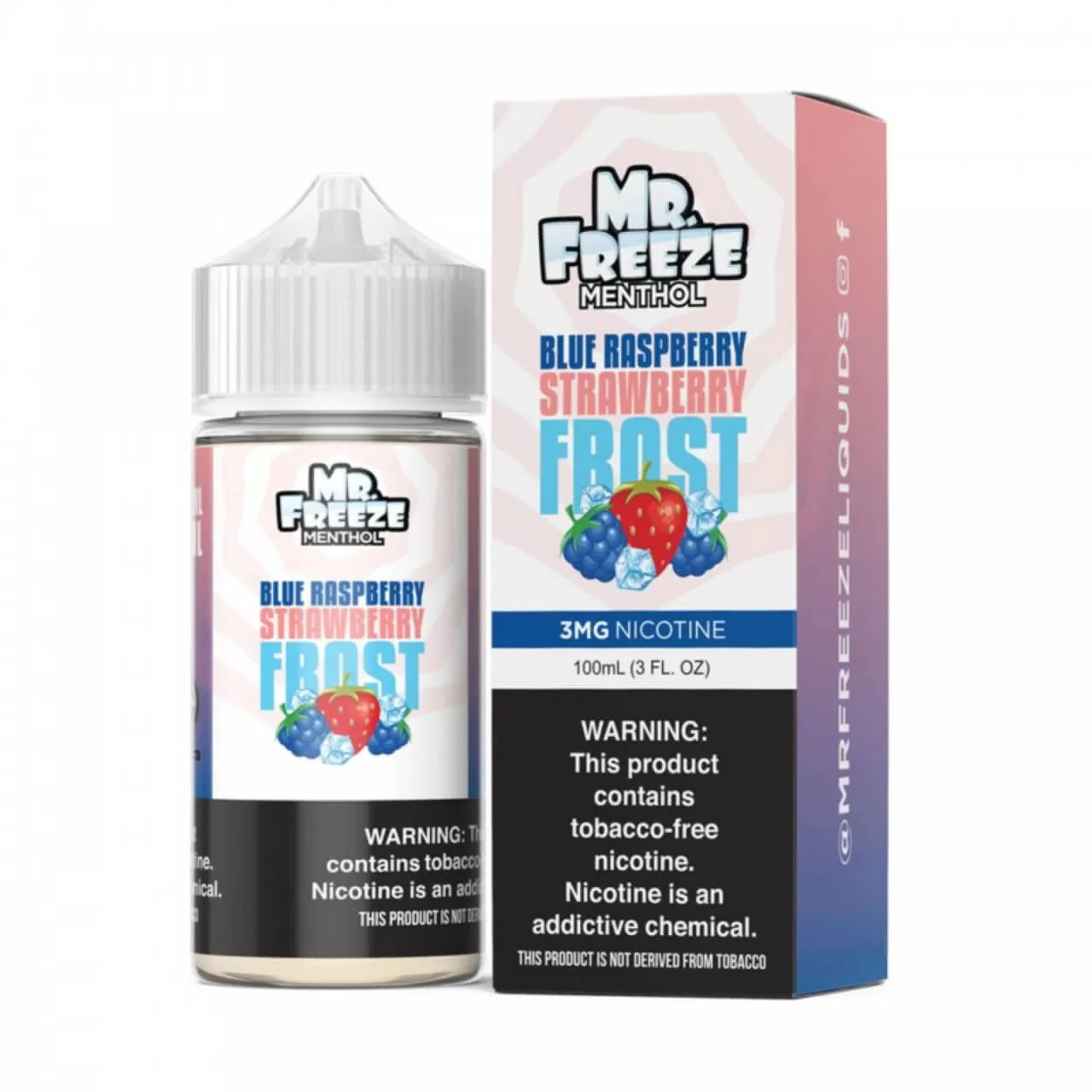 Mr.Freeze - Blue Raspberry Strawberry Frost 100ml – EcoVape