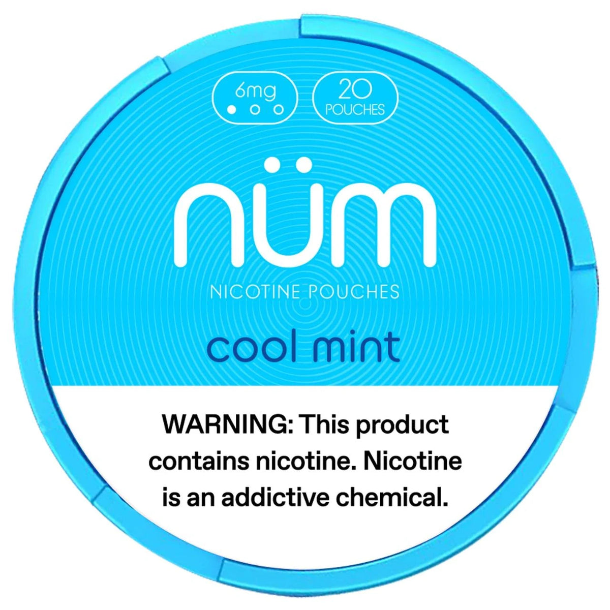 Bolsas de Nicotina NÜM 6 MG Nuevos!!!
