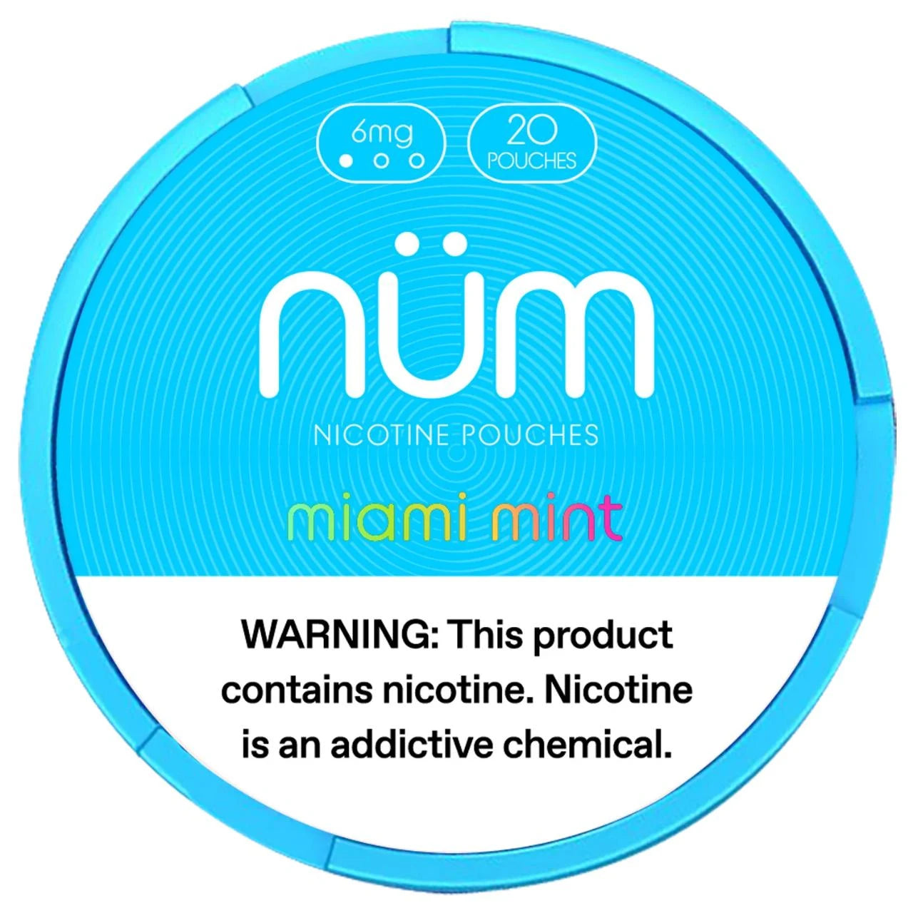 Bolsas de Nicotina NÜM 6 MG Nuevos!!!