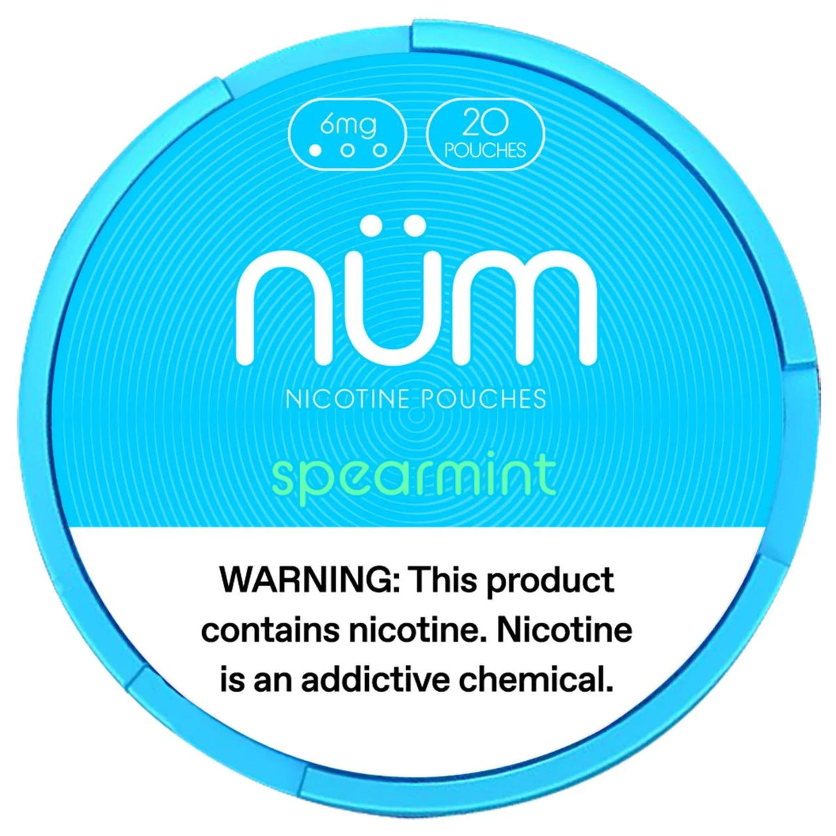 Bolsas de Nicotina NÜM 6 MG Nuevos!!!
