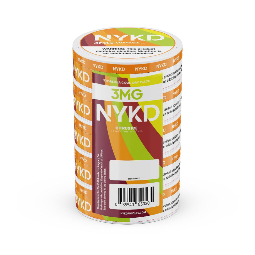 Bolsas de Nicotina NYKD 3mg 1PK (20 unidades)