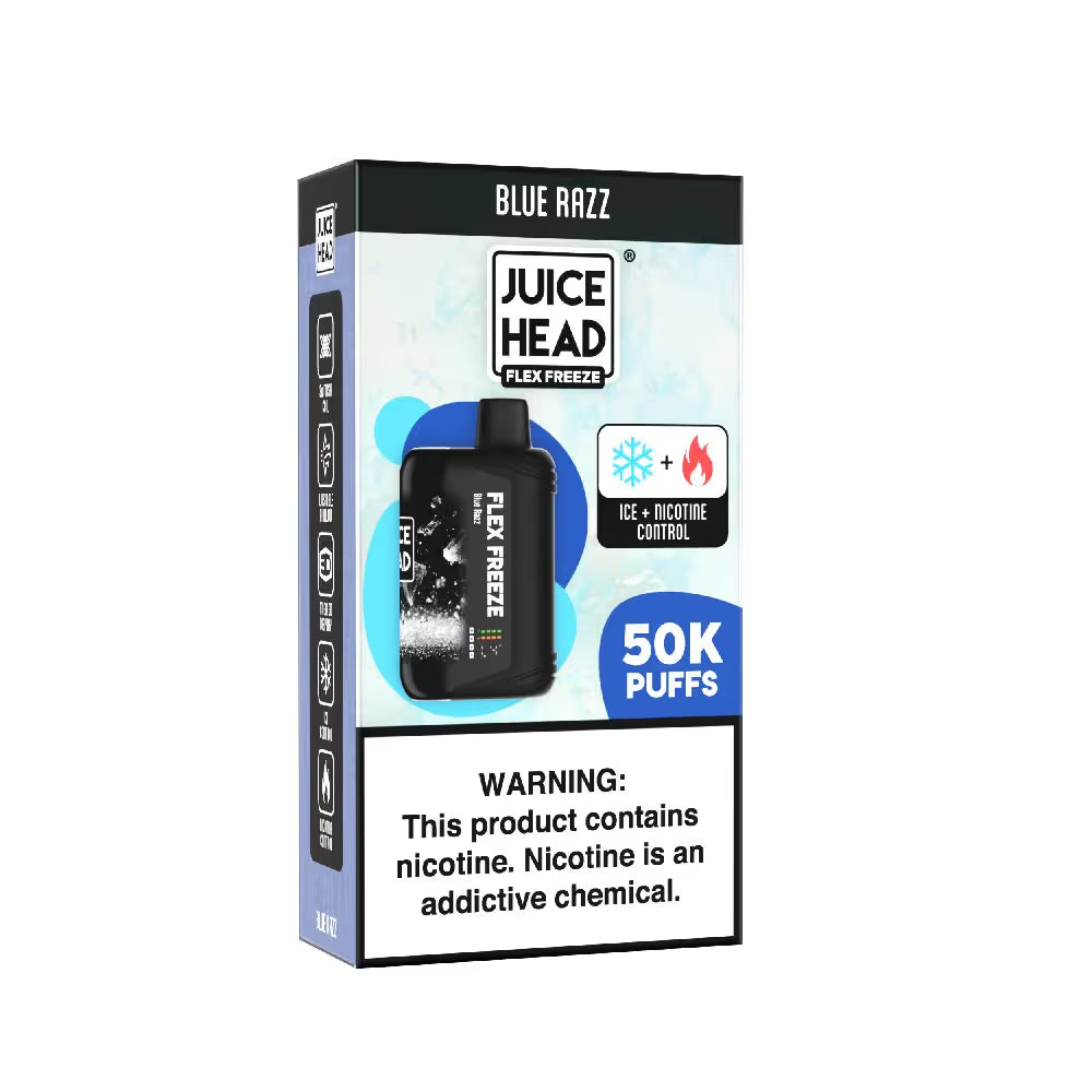 Juice Head Flex Freeze - Blue Razz 50.000 Puff 18ml/50mg