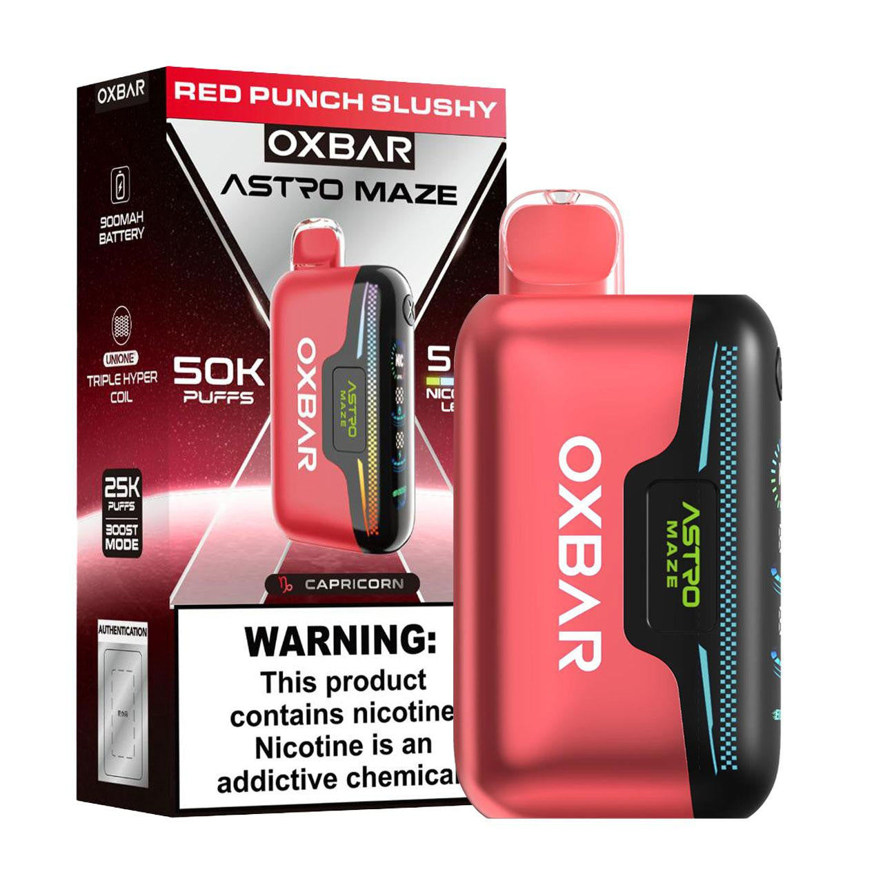 OXBAR Astro Maze - Red Punch Slushy 50.000 Puff 18ml/50mg