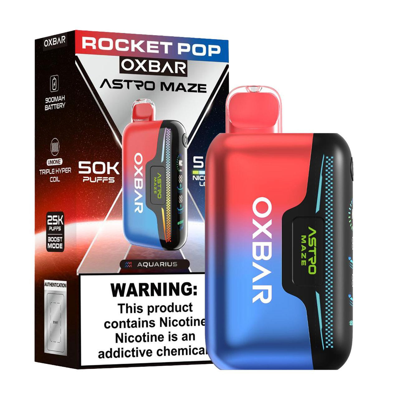 OXBAR Astro Maze - Rocket Pop 50.000 Puff 18ml/50mg