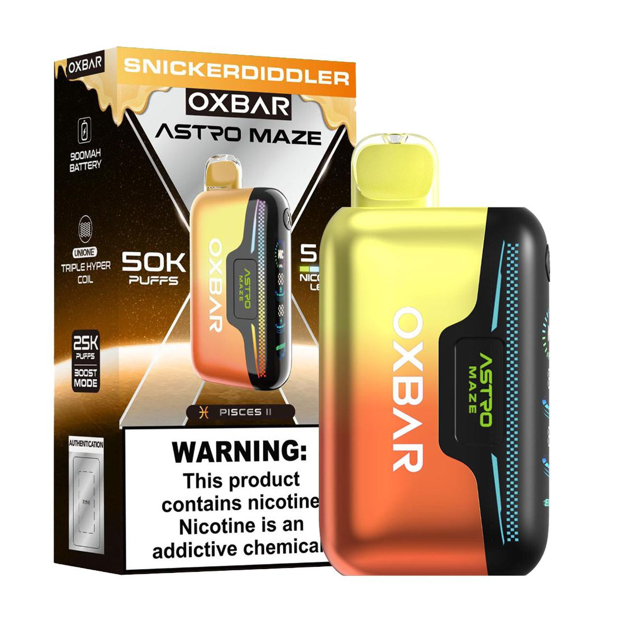 OXBAR Astro Maze - Snicker Diddler 50.000 Puff 18ml/50mg