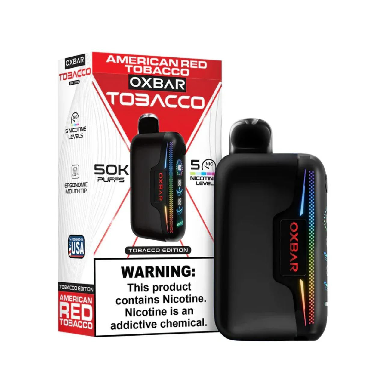 OXBAR Astro Maze - American Red Tobacco 50.000 Puff 18ml/50mg