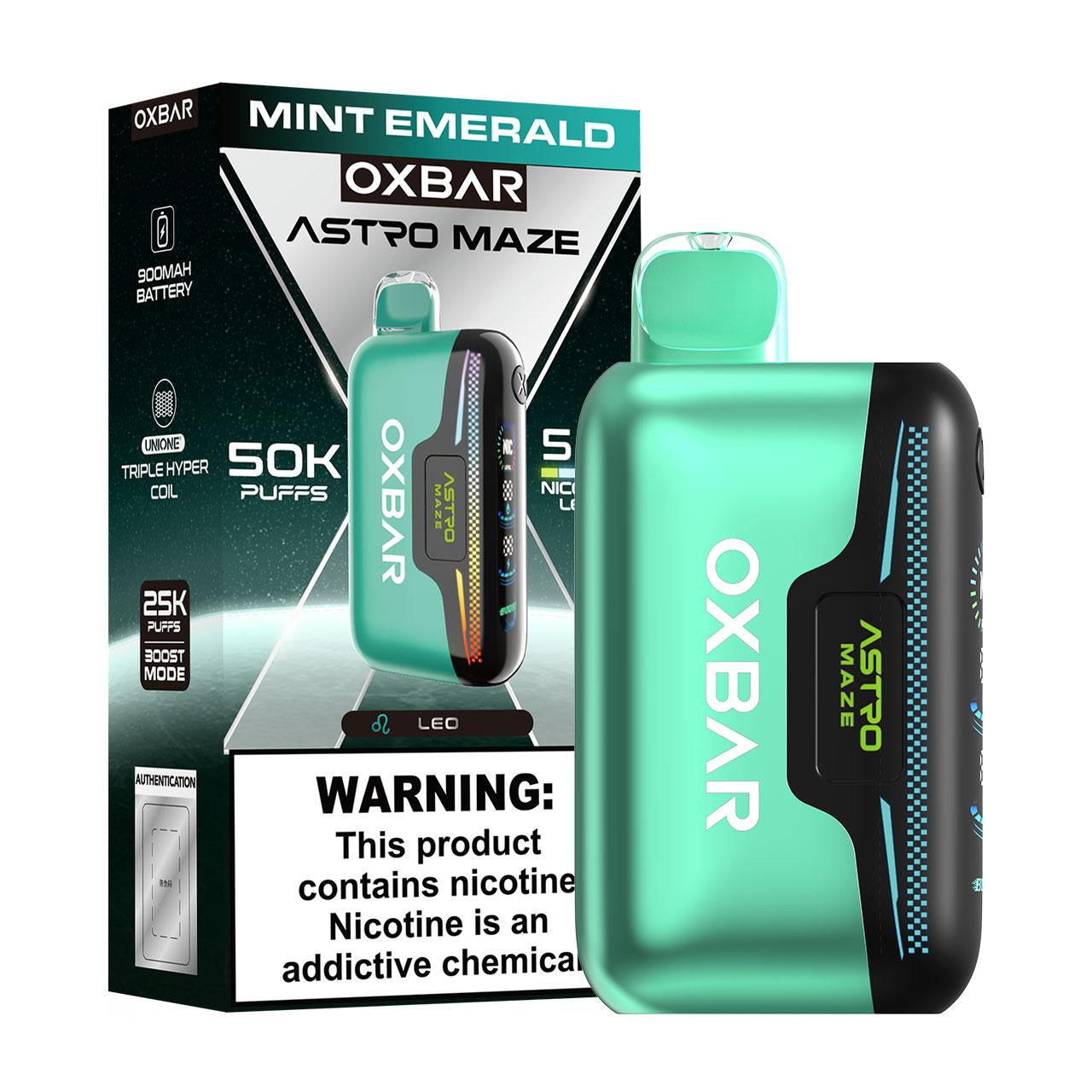 OXBAR Astro Maze - Mint Emerald 50.000 Puff 18ml/50mg