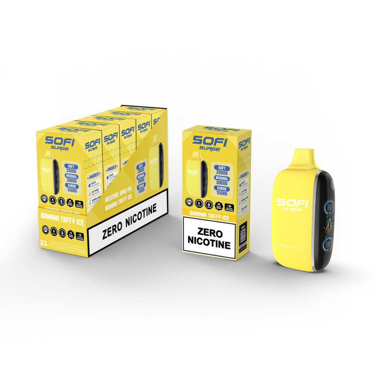 Sofi Surge - Banana Taffy Ice 25.000 Puff Zero Nicotine