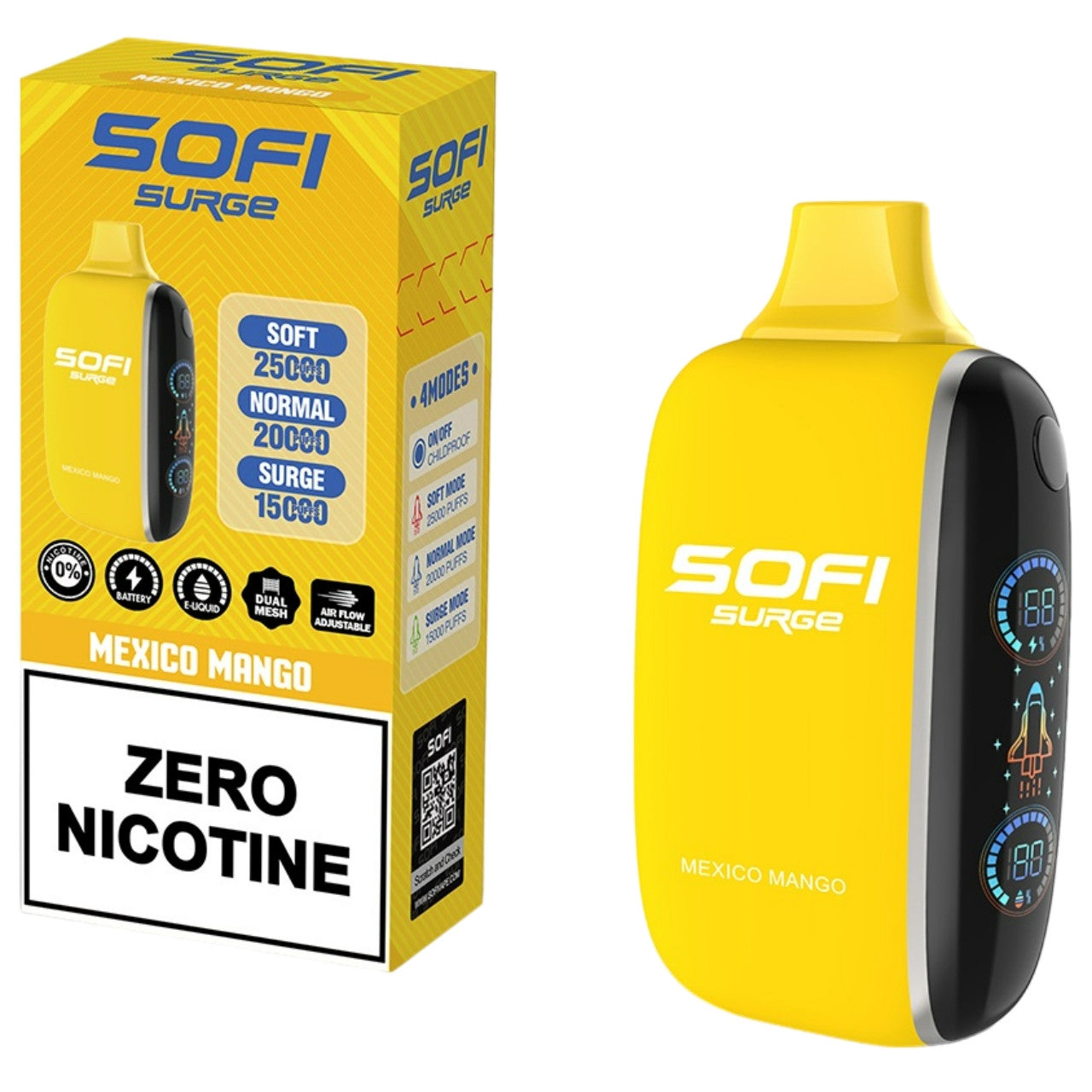Sofi Surge - Mexico Mango 25.000 Puff Zero Nicotine