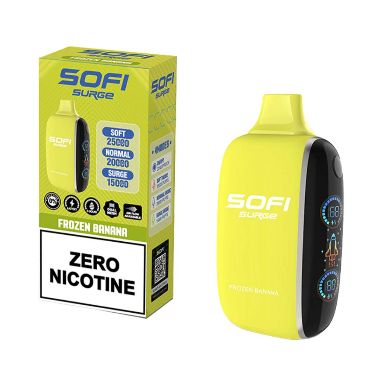 Sofi Surge - Frozen Banana 25.000 Puff Zero Nicotine