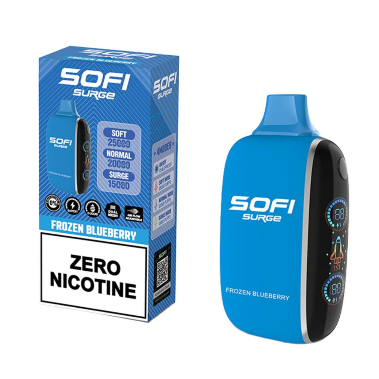 Sofi Surge - Frozen Blueberry 25.000 Puff Zero Nicotine