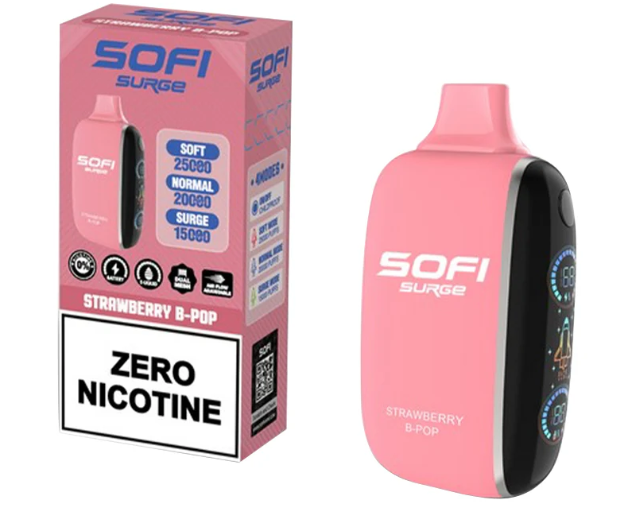 Sofi Surge - Strawberry B Pop 25.000 Puff Zero Nicotine