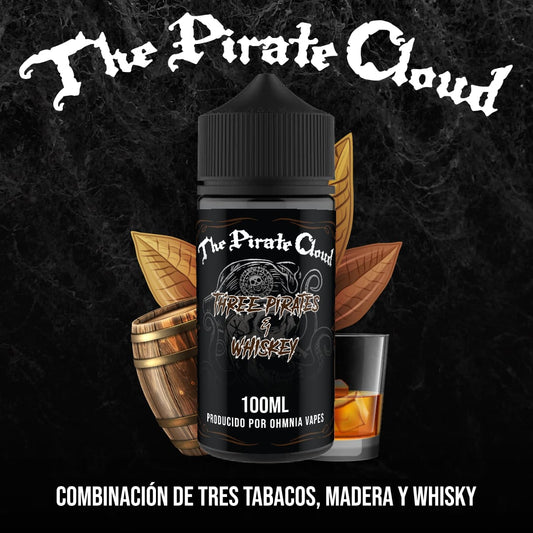 The Pirate Cloud- Three Pirates y Whiskey 60ml