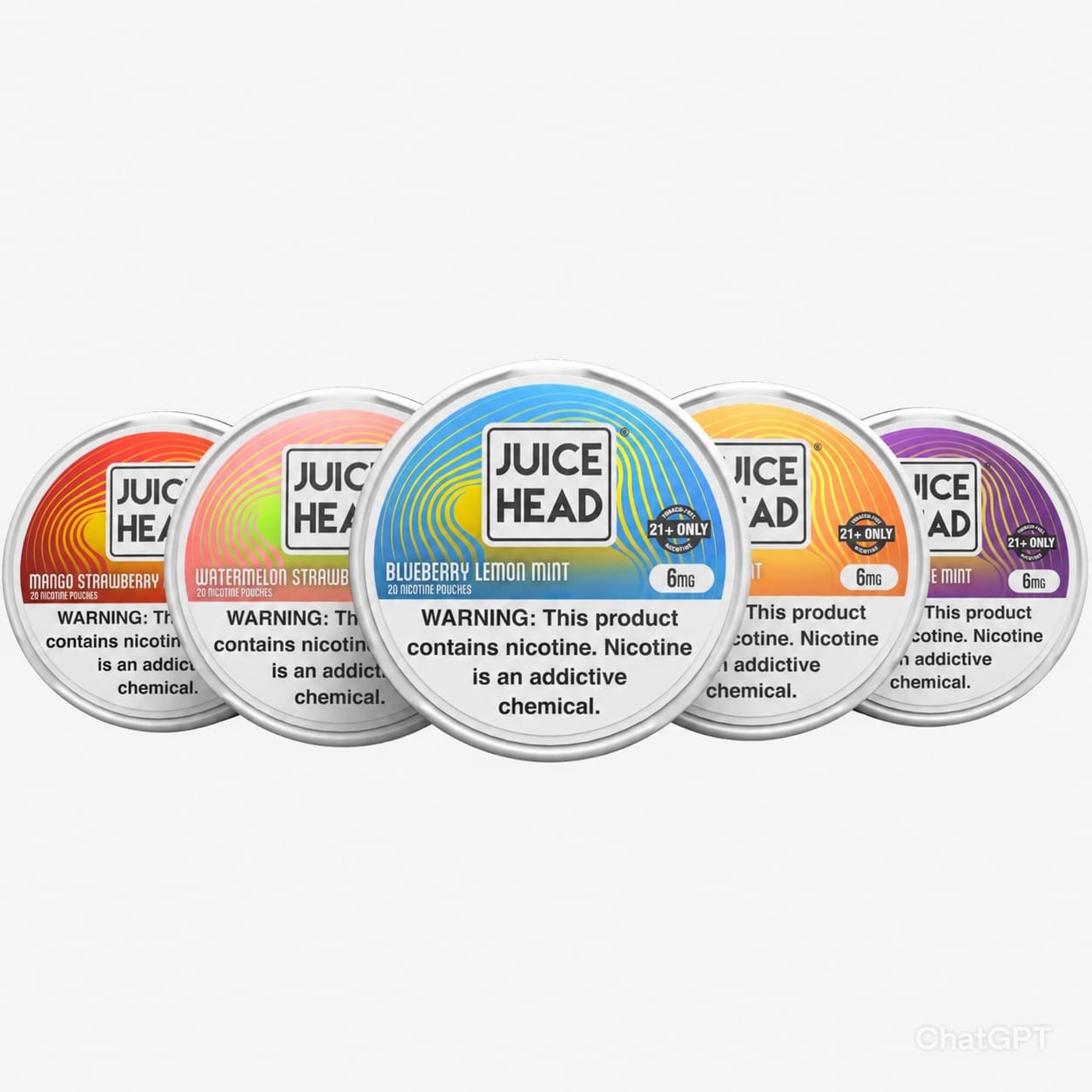 Bolsas de Nicotina Juici Head 6mg 1PK (20 unidades)