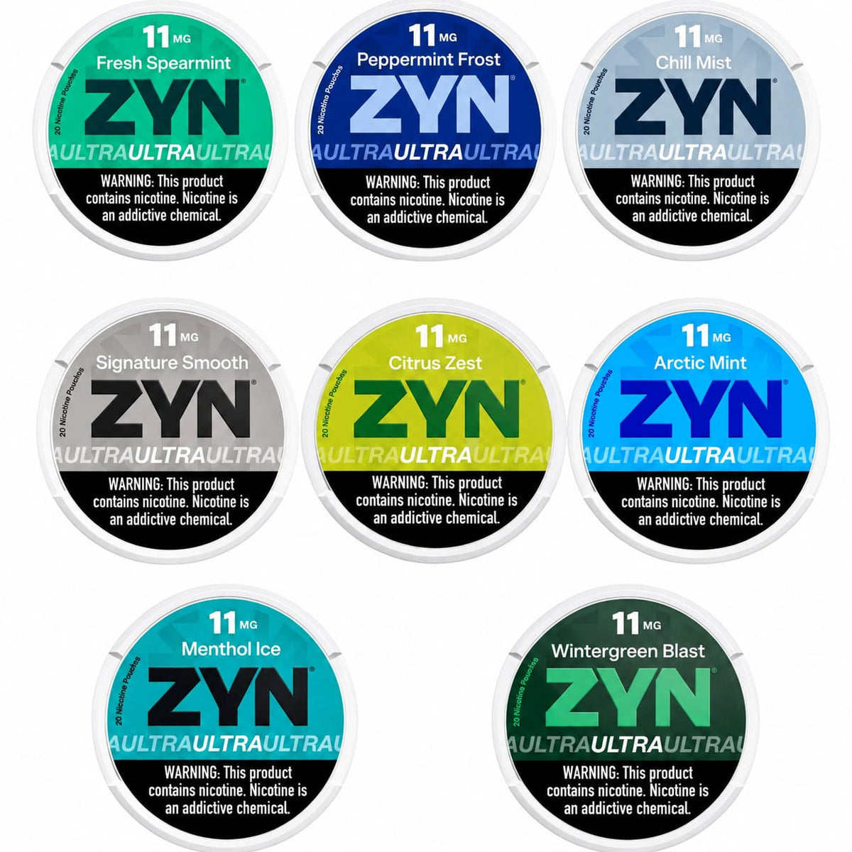 Bolsas de Nicotina ZYN ULTRA 11mg - 1PK (20 unidades)