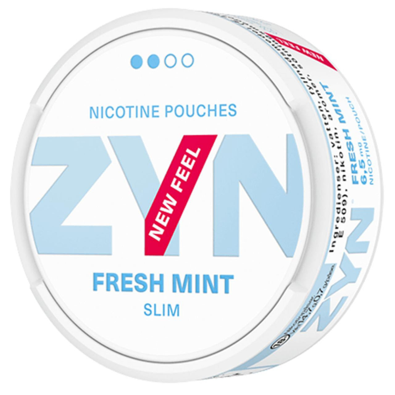 Bolsas de Nicotina ZYN 6mg/6.5mg - EURO 1PK (15 unidades)