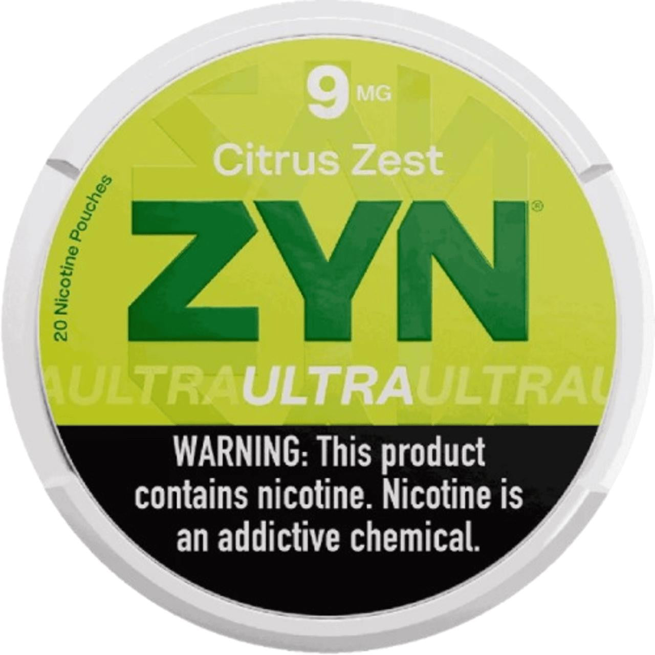 Bolsas de Nicotina ZYN ULTRA 9mg - EURO 1PK (20 unidades)