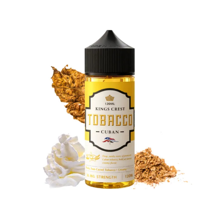 Kings Crest- Cuban Tobacco 120ml