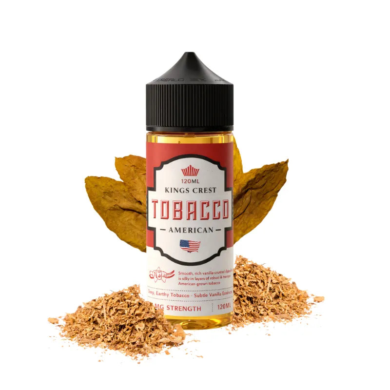 Kings Crest- American Tobacco 120ml