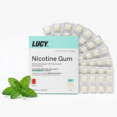 Chicles de Nicotina NRT Lucy 2mg 1PK - 10 unidades Nuevos!!!